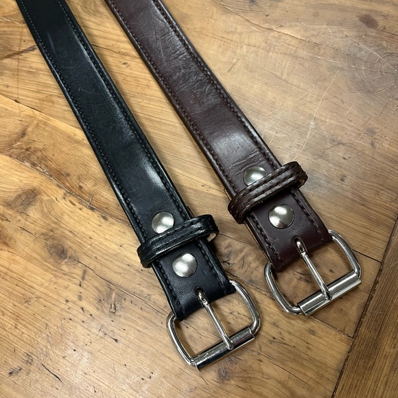 Pair of steel core heavy duty men’s belts. Great shape! - Picture 3 of 6